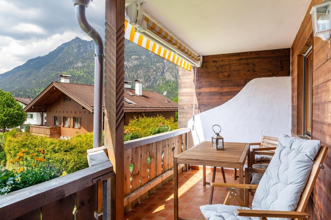 Alpblick Apartment Alpspitze جارمش بارتنكيرشن المظهر الخارجي الصورة